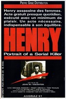 Henry: Portrait of a Serial Killer - French Movie Poster (xs thumbnail)