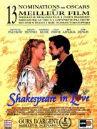 Shakespeare In Love - French Movie Poster (xs thumbnail)