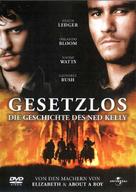 Ned Kelly - German DVD movie cover (xs thumbnail)