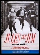 Jules Et Jim - Swedish Movie Poster (xs thumbnail)