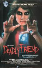 Deadly Friend - Swedish VHS movie cover (xs thumbnail)