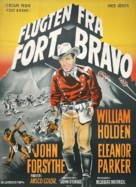 Escape from Fort Bravo - Danish Movie Poster (xs thumbnail)