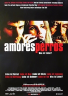 Amores Perros - German Movie Poster (xs thumbnail)