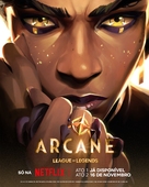 &quot;Arcane: League of Legends&quot; - Portuguese Movie Poster (xs thumbnail)