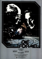 The Formula - German Movie Poster (xs thumbnail)