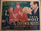 The Defense Rests - Movie Poster (xs thumbnail)