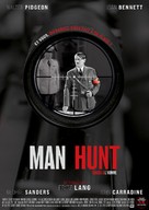 Man Hunt - French Re-release movie poster (xs thumbnail)