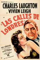 Sidewalks of London - Argentinian Movie Poster (xs thumbnail)