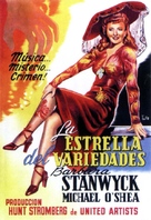 Lady of Burlesque - Spanish Movie Poster (xs thumbnail)