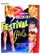 The Festival Girls - Belgian Movie Poster (xs thumbnail)