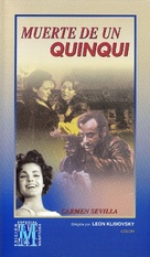 Muerte de un quinqui - Spanish VHS movie cover (xs thumbnail)