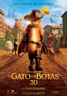 Puss in Boots - Spanish Movie Poster (xs thumbnail)