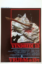 Friday the 13th - Belgian Movie Poster (xs thumbnail)