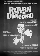 The Return of the Living Dead Poster