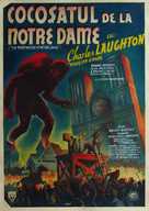 The Hunchback of Notre Dame - Romanian Movie Poster (xs thumbnail)