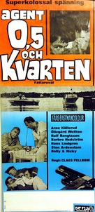Agent 0,5 och Kvarten - fattaruv&auml;l! - Swedish Movie Poster (xs thumbnail)
