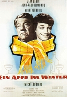 Un singe en hiver - German Movie Poster (xs thumbnail)