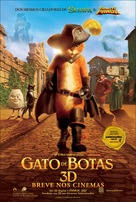 Puss in Boots - Brazilian Movie Poster (xs thumbnail)