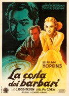 Barbary Coast - Italian Movie Poster (xs thumbnail)