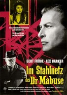 Im Stahlnetz des Dr. Mabuse - German Movie Poster (xs thumbnail)