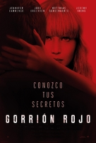 Red Sparrow - Spanish Movie Poster (xs thumbnail)