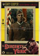 Sergeant York - Italian Movie Poster (xs thumbnail)