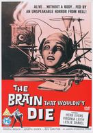 The Brain That Wouldn&#039;t Die - British DVD movie cover (xs thumbnail)