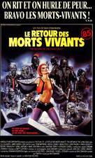 The Return of the Living Dead - French VHS movie cover (xs thumbnail)
