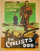 Muerte de un ciclista - Danish Movie Poster (xs thumbnail)