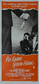 He Knows You&#039;re Alone - Australian Movie Poster (xs thumbnail)