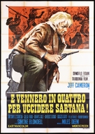 ...e vennero in quattro per uccidere Sartana! - Italian Movie Poster (xs thumbnail)