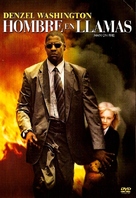 Man on Fire - Argentinian DVD movie cover (xs thumbnail)