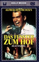 Rear Window - German VHS movie cover (xs thumbnail)