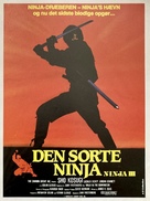 Ninja III: The Domination - Danish Movie Poster (xs thumbnail)