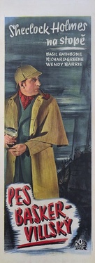 The Hound of the Baskervilles - Czech Movie Poster (xs thumbnail)