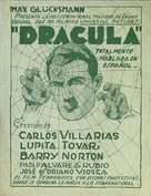 Dr&aacute;cula - Mexican Movie Poster (xs thumbnail)