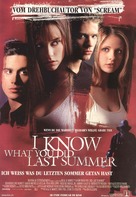 I Know What You Did Last Summer - German Movie Poster (xs thumbnail)