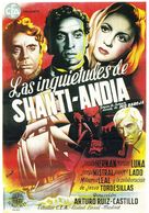 Las inquietudes de Shanti And&iacute;a - Spanish Movie Poster (xs thumbnail)