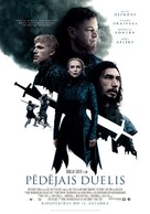 The Last Duel - Latvian Movie Poster (xs thumbnail)