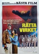 The Right Stuff - Swedish Movie Poster (xs thumbnail)