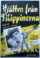 American Guerrilla in the Philippines - Swedish Movie Poster (xs thumbnail)