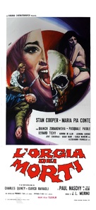 La org&iacute;a de los muertos - Italian Movie Poster (xs thumbnail)