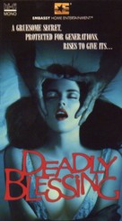 Deadly Blessing - VHS movie cover (xs thumbnail)