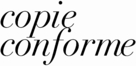 Copie conforme - French Logo (xs thumbnail)