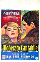 Moderato cantabile - Belgian Movie Poster (xs thumbnail)