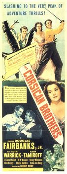 The Corsican Brothers - Theatrical movie poster (xs thumbnail)