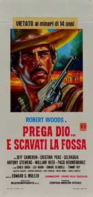 Prega Dio... e scavati la fossa! - Italian Movie Poster (xs thumbnail)