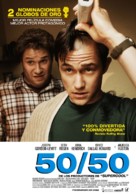 50/50 - Peruvian Movie Poster (xs thumbnail)