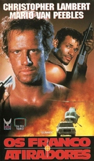 Gunmen - Brazilian VHS movie cover (xs thumbnail)