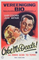 Mr. Deeds Goes to Town - Dutch Movie Poster (xs thumbnail)